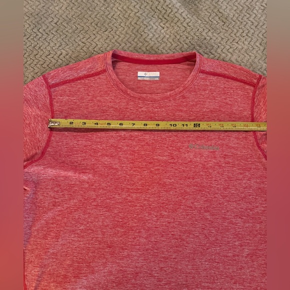 Columbia Red Heathered Long Sleeve Shirt - Picture 6 of 6